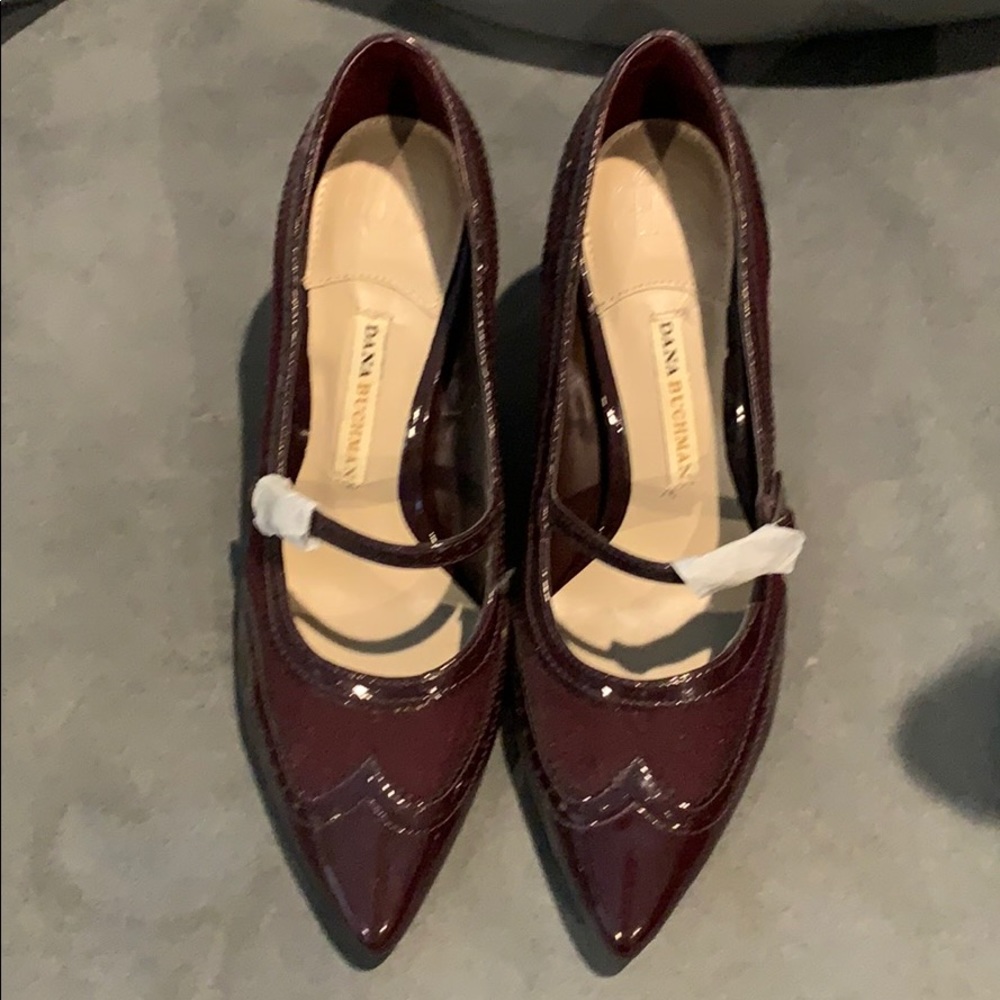 Burgundy pumps